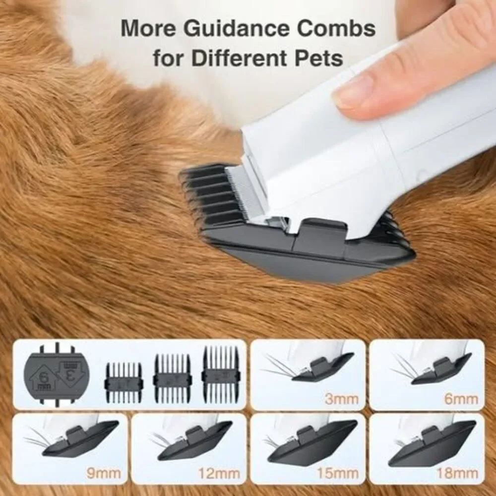 LABIGO 8 in 1 Pet Grooming Kit with Vacuum Dryer Clipper KS-8211